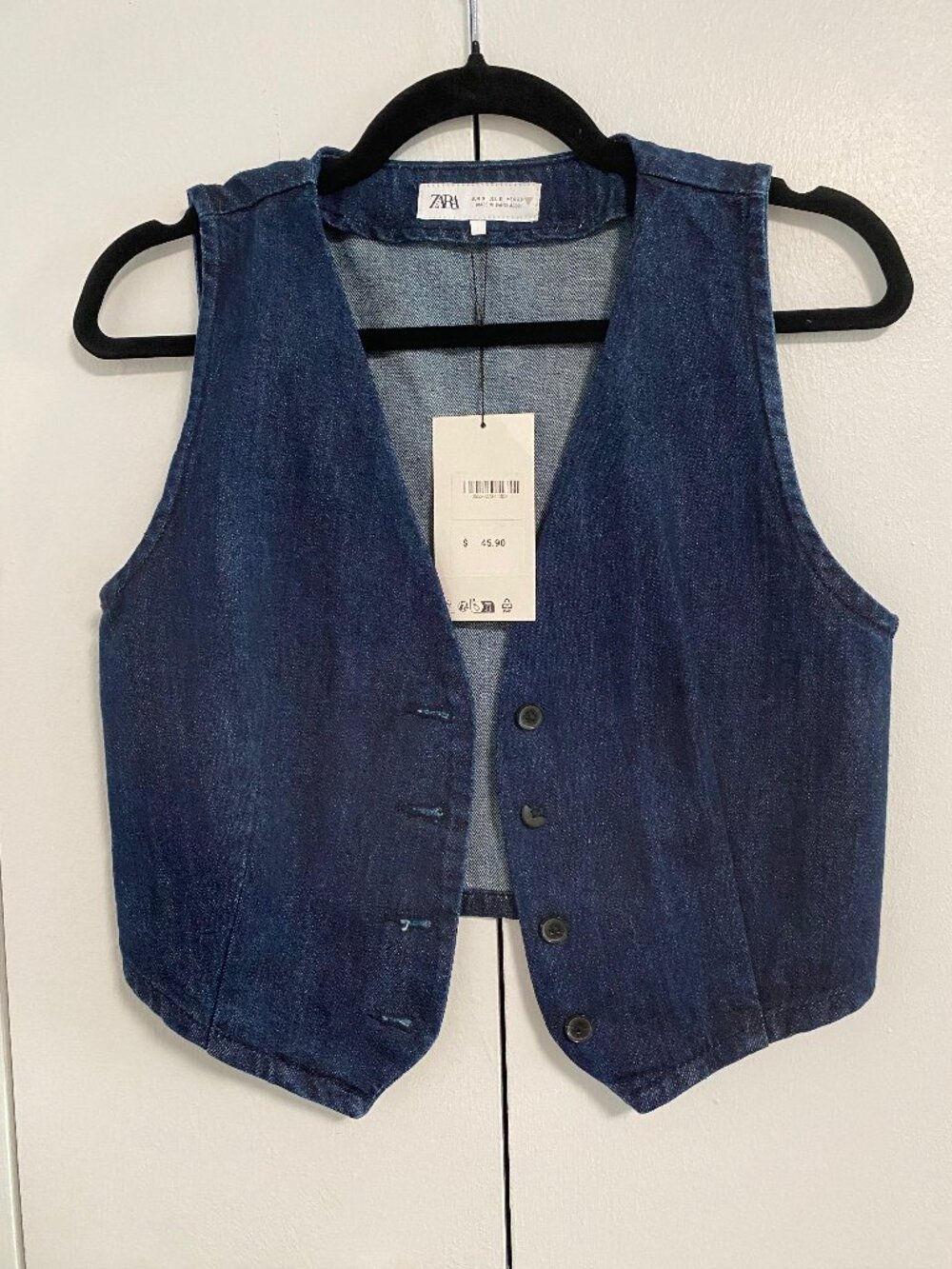 Zara - Denim Tailored Vest
